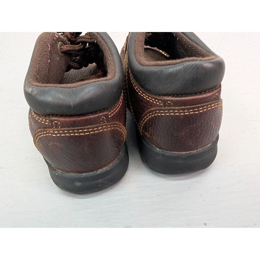 Thom McAn Ankle‎ Boots Toddler Size 7W Leather Brown Lace Up Skid Resistant